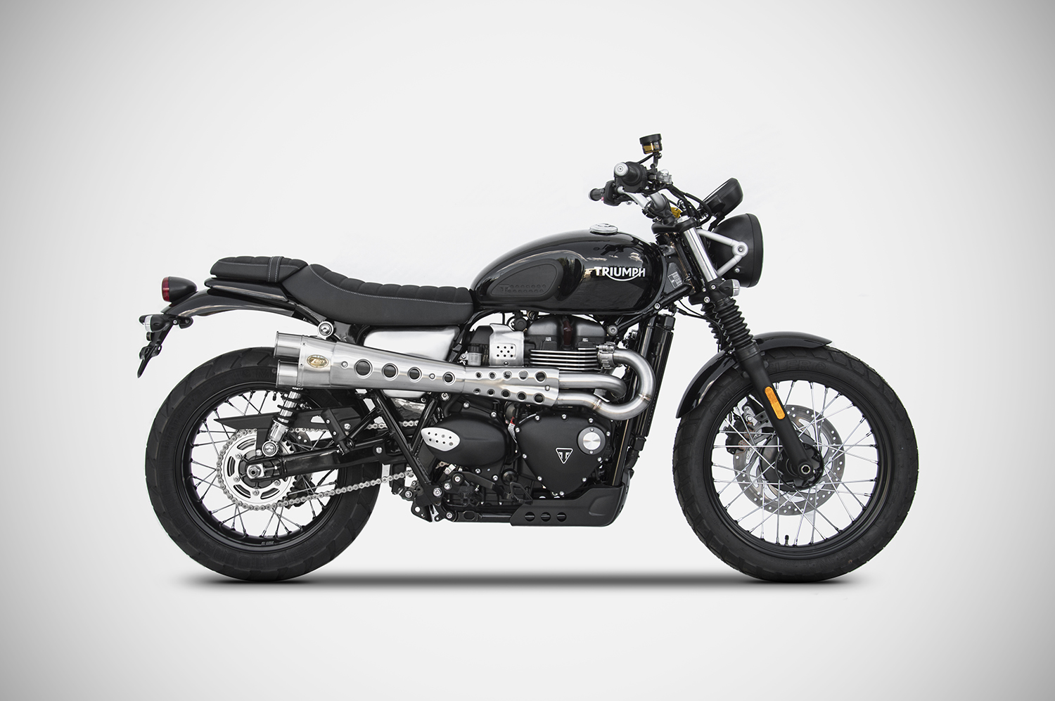 ZARD Limited Edition HIGH MOUNT Exhaust for Triumph Street